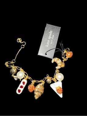 Kate Spade New York Patisserie Charm Bracelet SWEET TREAT Collection NWT GIFT